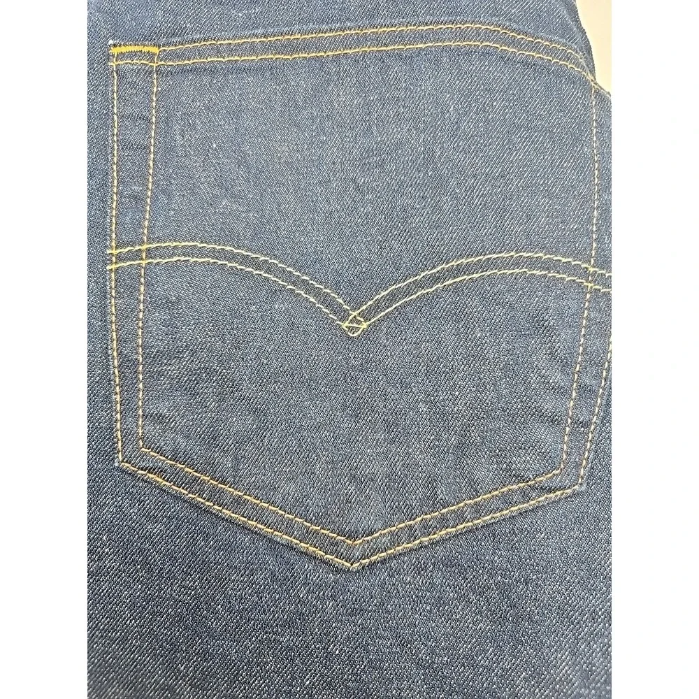 NEW Levi's Men's 501 Original Stretch Straight Leg sits at waist Jean Dark 40x30
